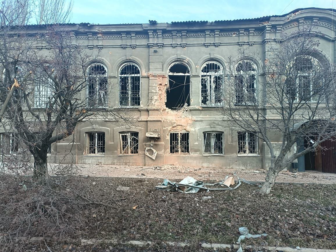 Фото: поврежденное здание/Павел Кириленко
