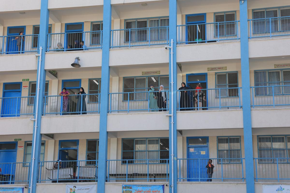 Убежище в школах БАПОР. Фото: Yousef Hammash / NRC