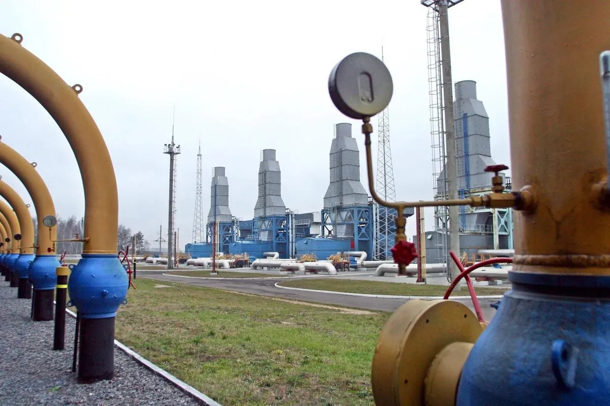 A compressor station of the Yamal–Europe gas pipeline in Nyasvizh, Minsk region, Belarus. Photo: EPA / MAXIM MALINOVSKY