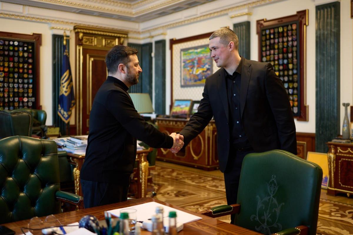 Ukrainian President Volodymyr Zelensky meets Defence Minister Mykhailo Fedorov, Kyiv, Ukraine, 14 January 2026. Photo:  Telegram