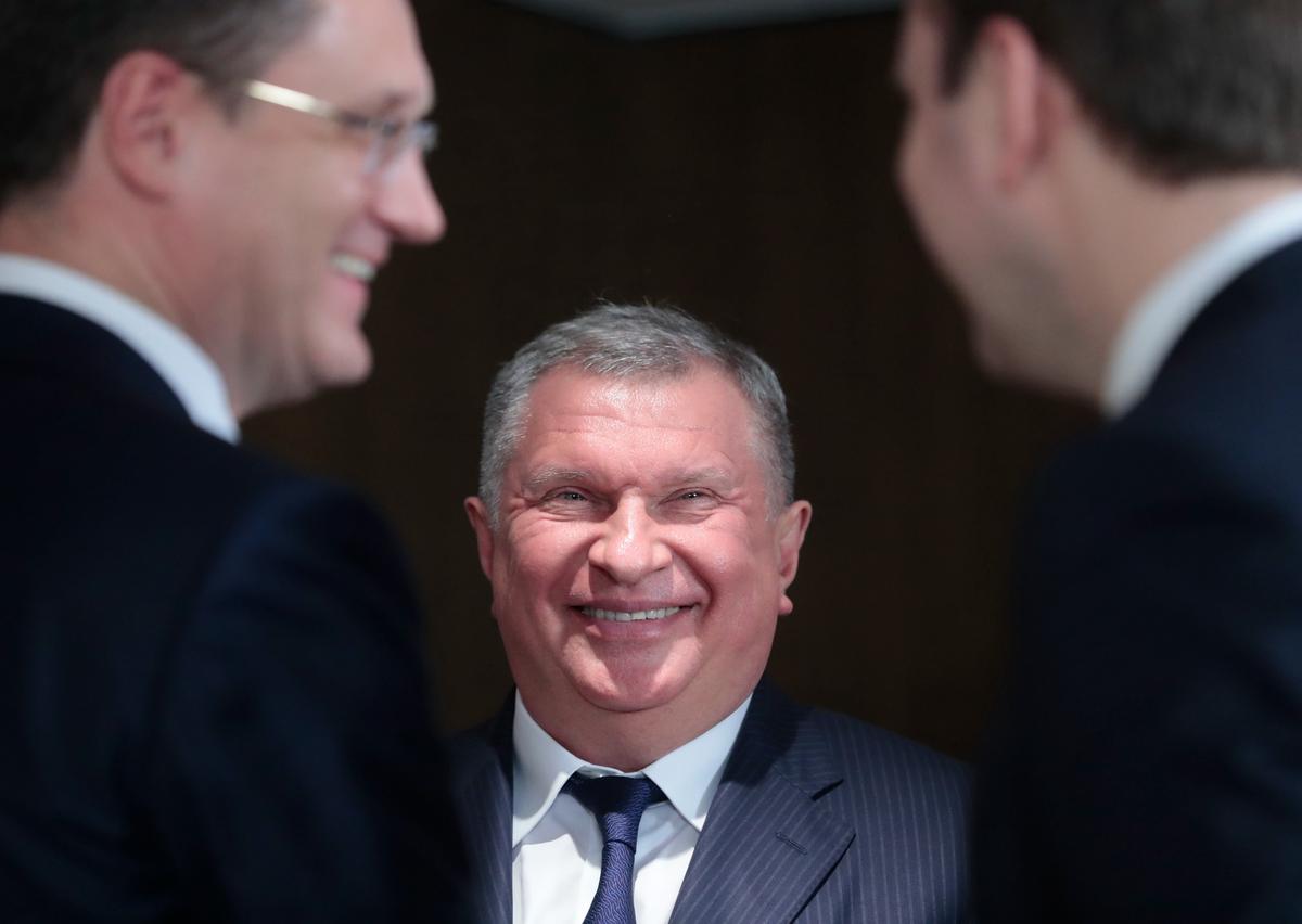 Глава «Роснефти» Игорь Сечин. Фото: EPA-EFE / SERGEI CHIRIKOV