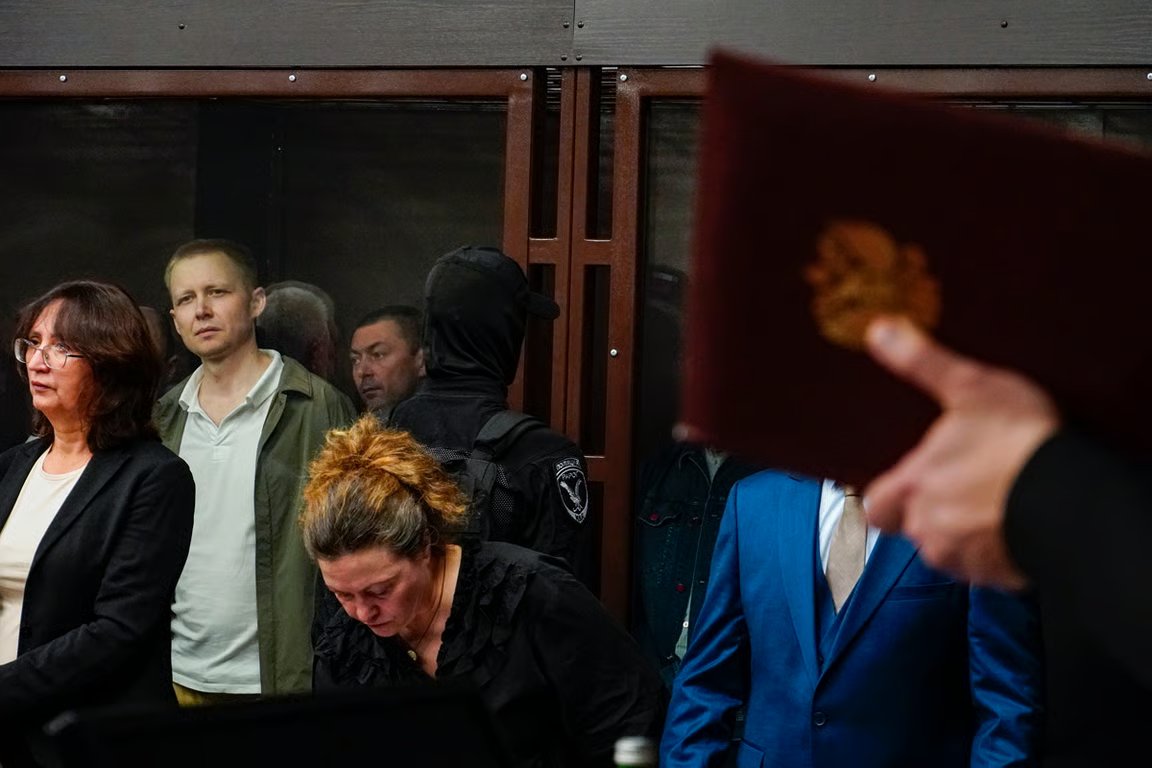 The defendants have their sentences read out, Rostov-on-Don, southern Russia, 27 November, 2025. Photo: EPA