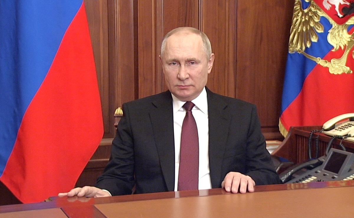 Обращение Владимира Путина, 24 февраля 2022 года. Фото:  Сайт Президента России