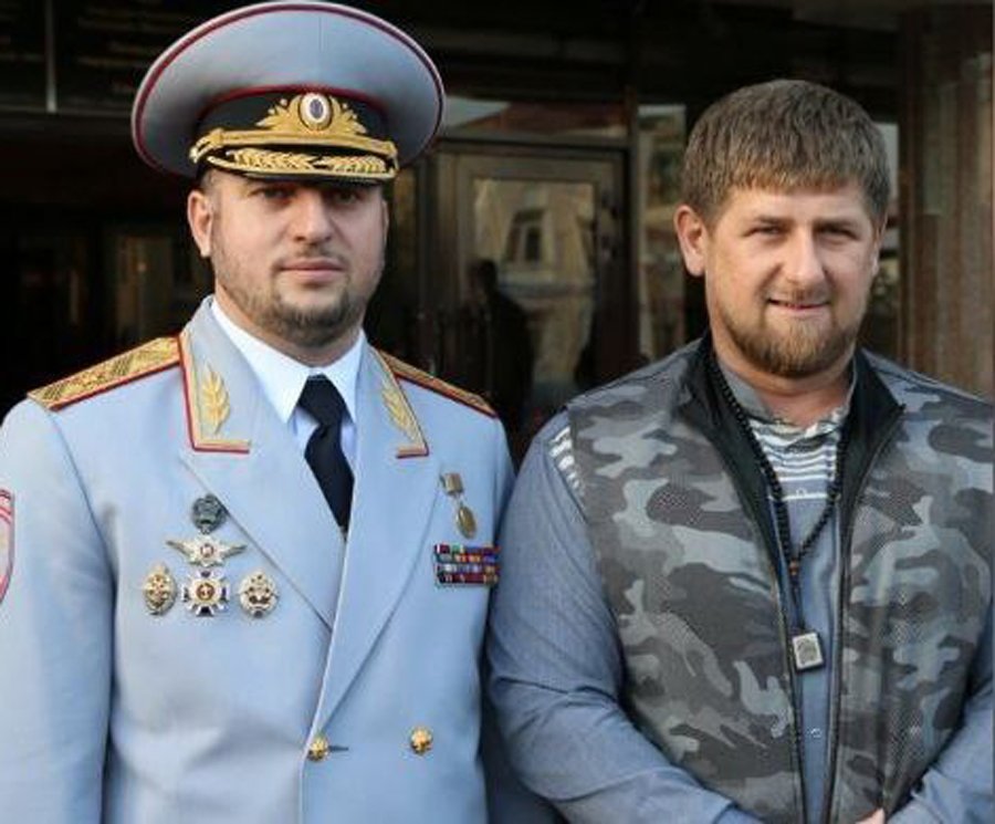 Апти Алаудинов с Рамзаном Кадыровым. Фото:  Апти Алаудинов  / Telegram