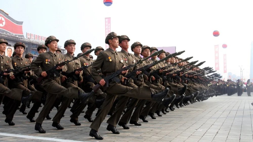 A military parade in Pyongyang, 10 October 2010. Photo: EPA/STF