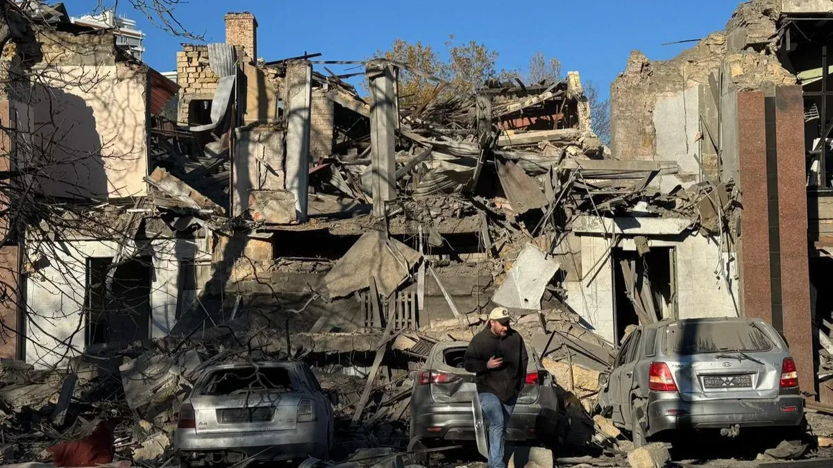 Dozens injured as massive Russian airstrikes batter Ukrainian cities