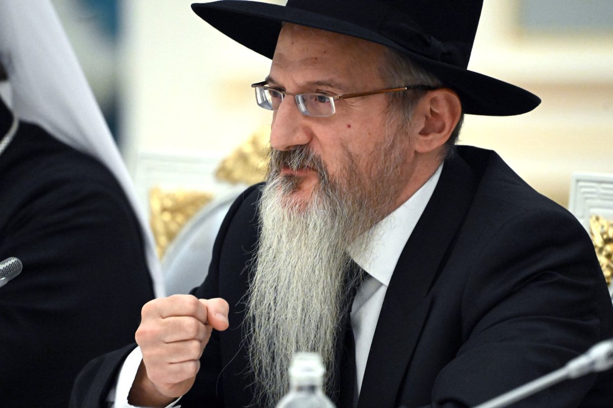 Chief Rabbi of Russia Berel Lazar at a meeting in the Kremlin. Photo: Sergey Guneev / RIA Novosti / the Kremlin