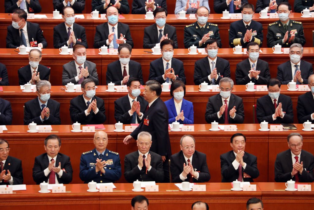 XX съезд КПК. Фото: Qilai Shen/Bloomberg via Getty Images
