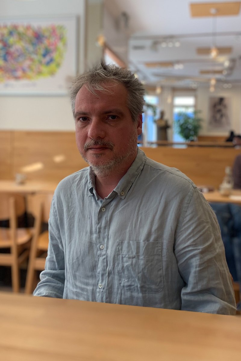 Петер Мадьяри, журналист независимого венгерского издания Valasz Online. Фото: «Новая газета Европа»