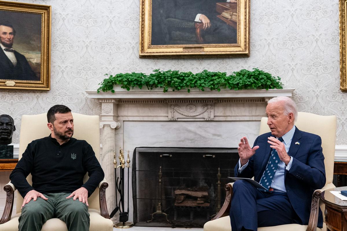 Ukrainian President Volodymyr Zelensky at the White House in Washington, 26 September 2024. Photo: ALEXANDER DRAGO / POOL