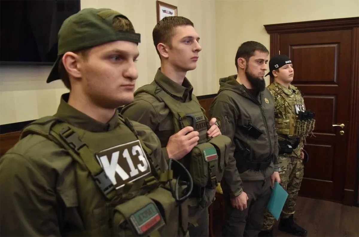 Kadyrov’s sons in Donetsk. Photo: “DPR” head Denis Pushilin’s Telegram channel