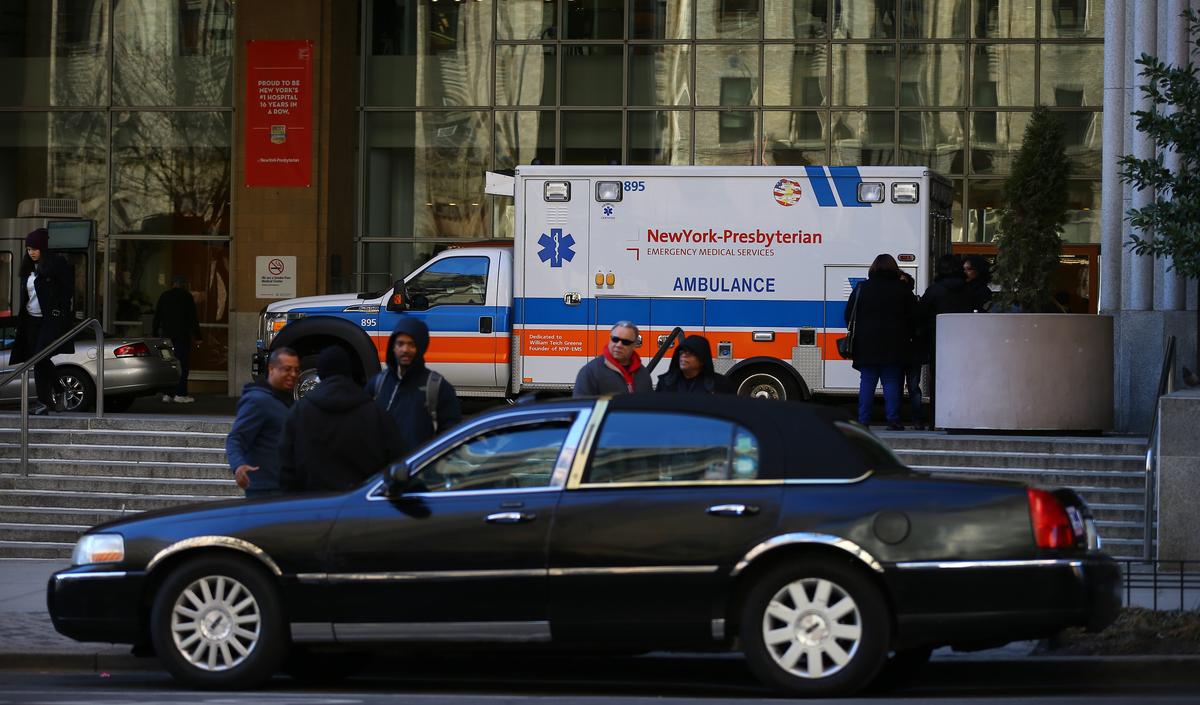 A view of the New York hospital where Russia’s Permanent Representative to the UN Vitaly Churkin died on 20 February 2017. Photo: Volkan Furuncu / Anadolu Agency / Getty Images