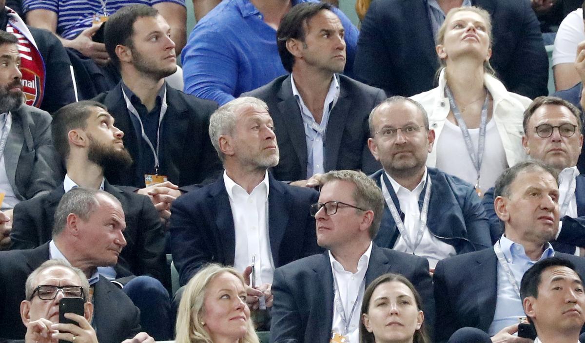 Роман Абрамович перед финалом Лиги Европы УЕФА между «Челси» и «Арсеналом» на Олимпийском стадионе в Баку, Азербайджан, 29 мая 2019 г. EPA-EFE/MAXIM SHIPENKOV