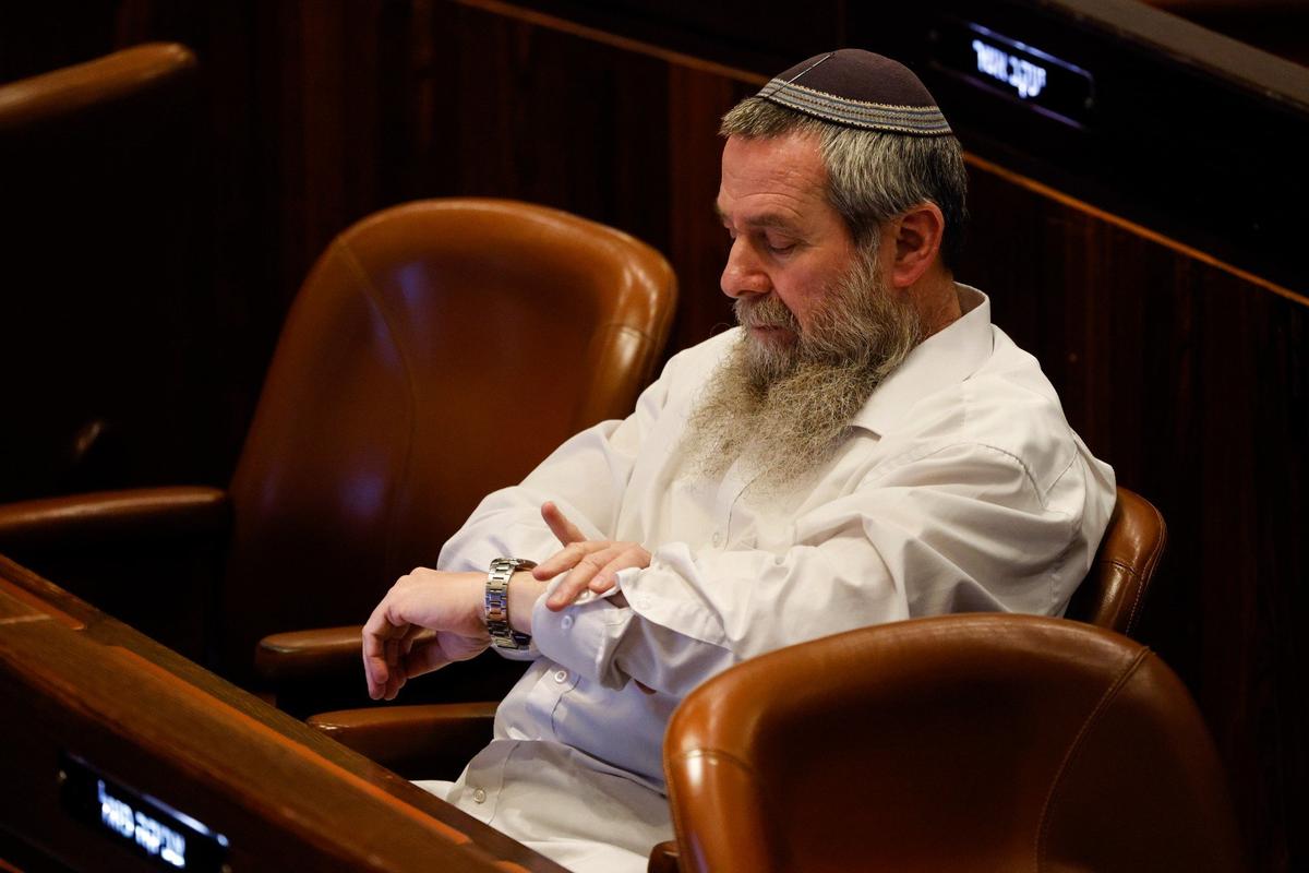 Израильский политик, лидер крайне правой партии «Ноам» Ави Маоз. Фото: EPA-EFE / AMIR COHEN / POOL