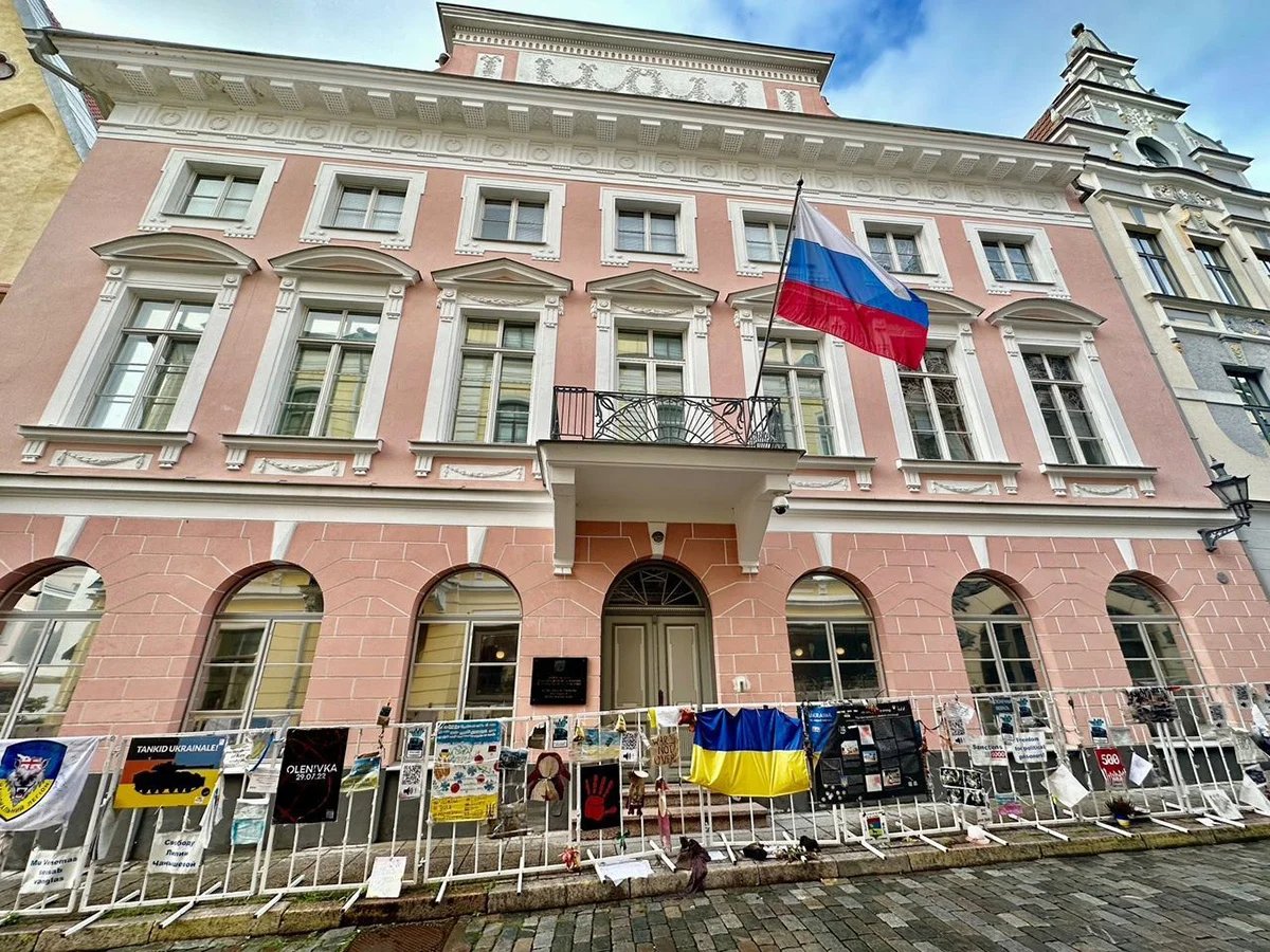 The Russian Embassy in Tallinn, Estonia. Photo: Daniel Thüler