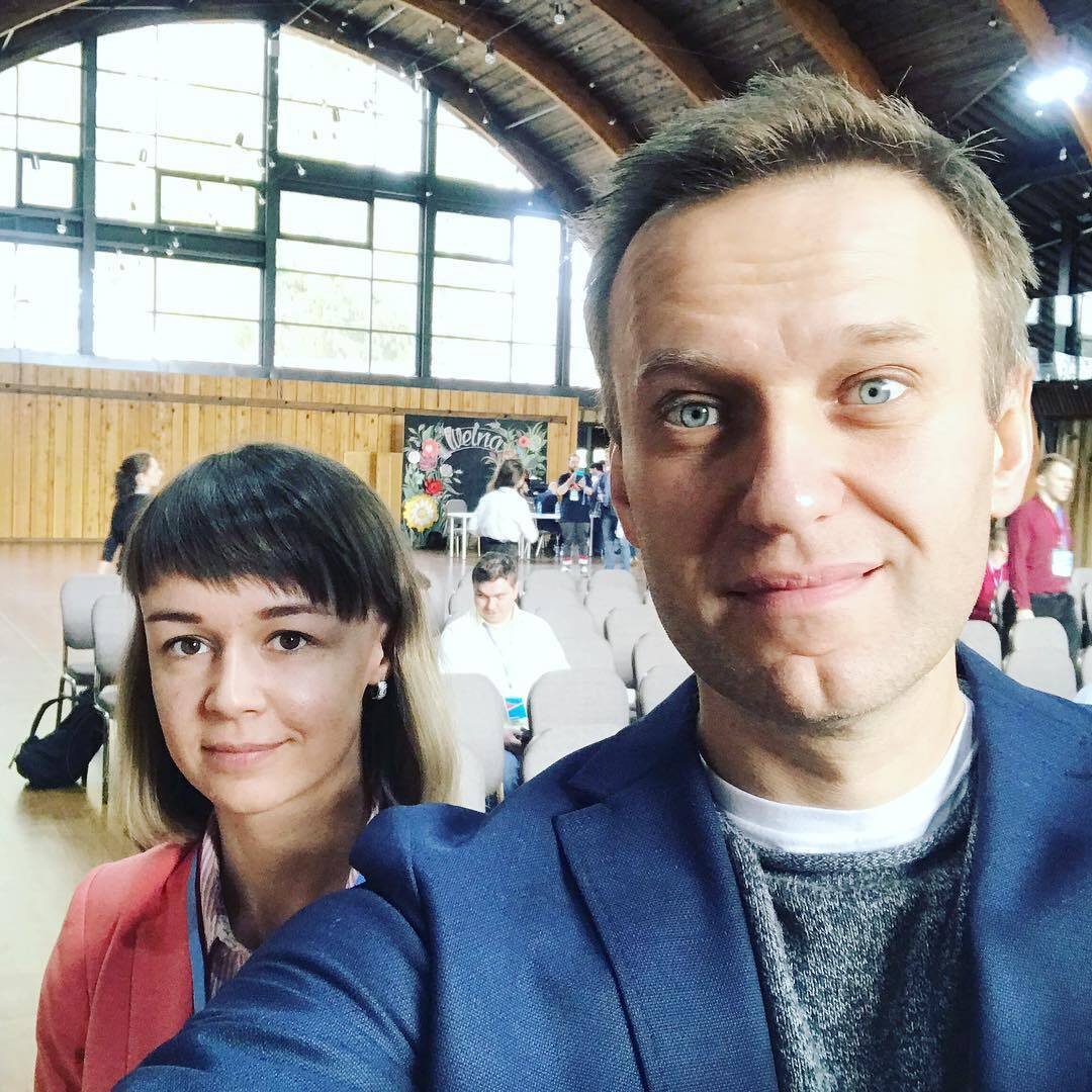 Фадеева с Навальным в марте 2019 года. Фото: Ксения Фадеева / Facebook