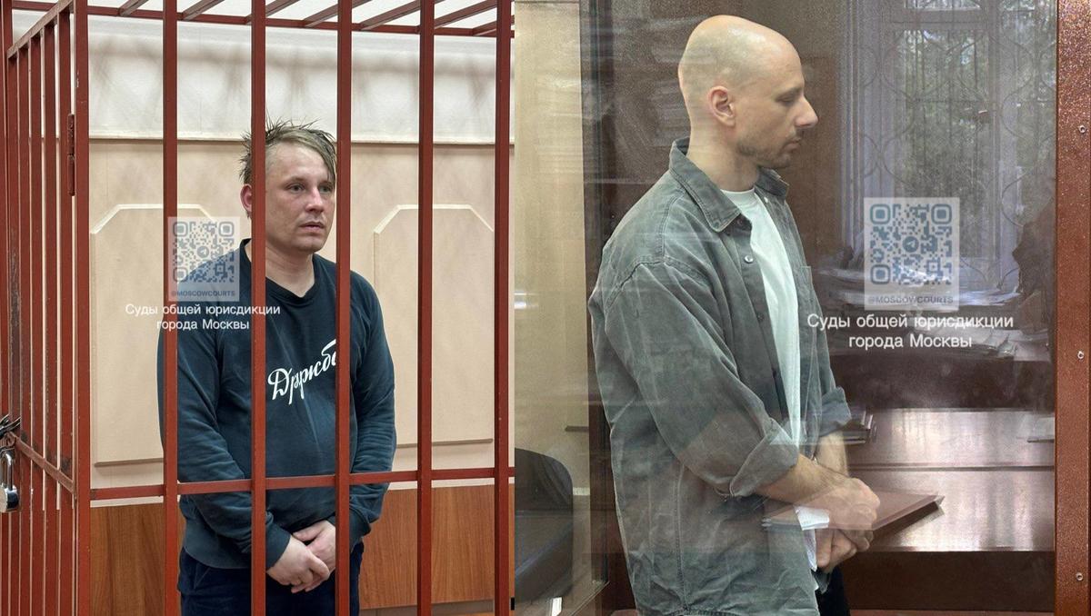 Konstantin Gabov (left) and Sergey Karelin (right). Photos: Moscow courts press service