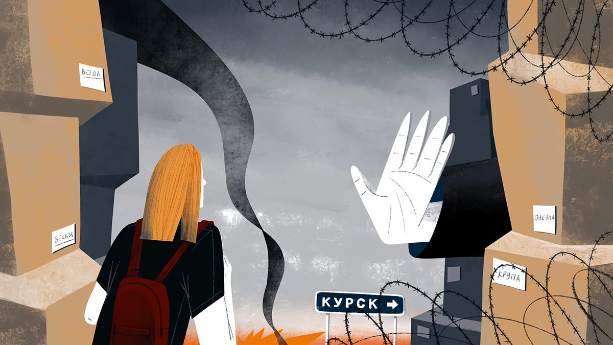 Illustration: Nastya Pokotinska / Novaya Gazeta Europe