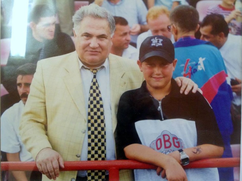 Miron Șor with his son, Ilan. Photo: Facebook