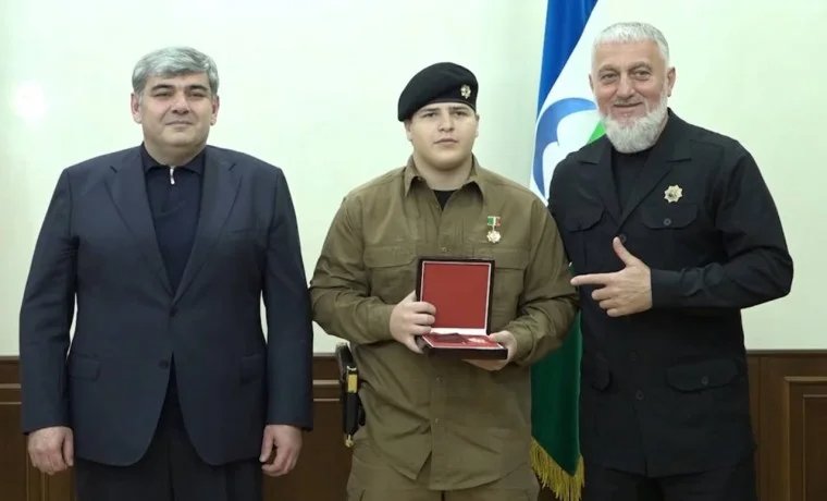 Adam Kadyrov during an award ceremony in Kabardino-Balkaria. Photo:  grozny.tv