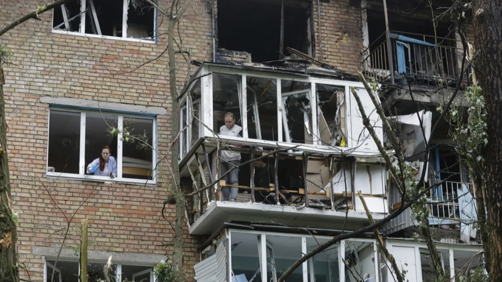 At least 15 injured as Kyiv hit by massive Russian drone and missile strike