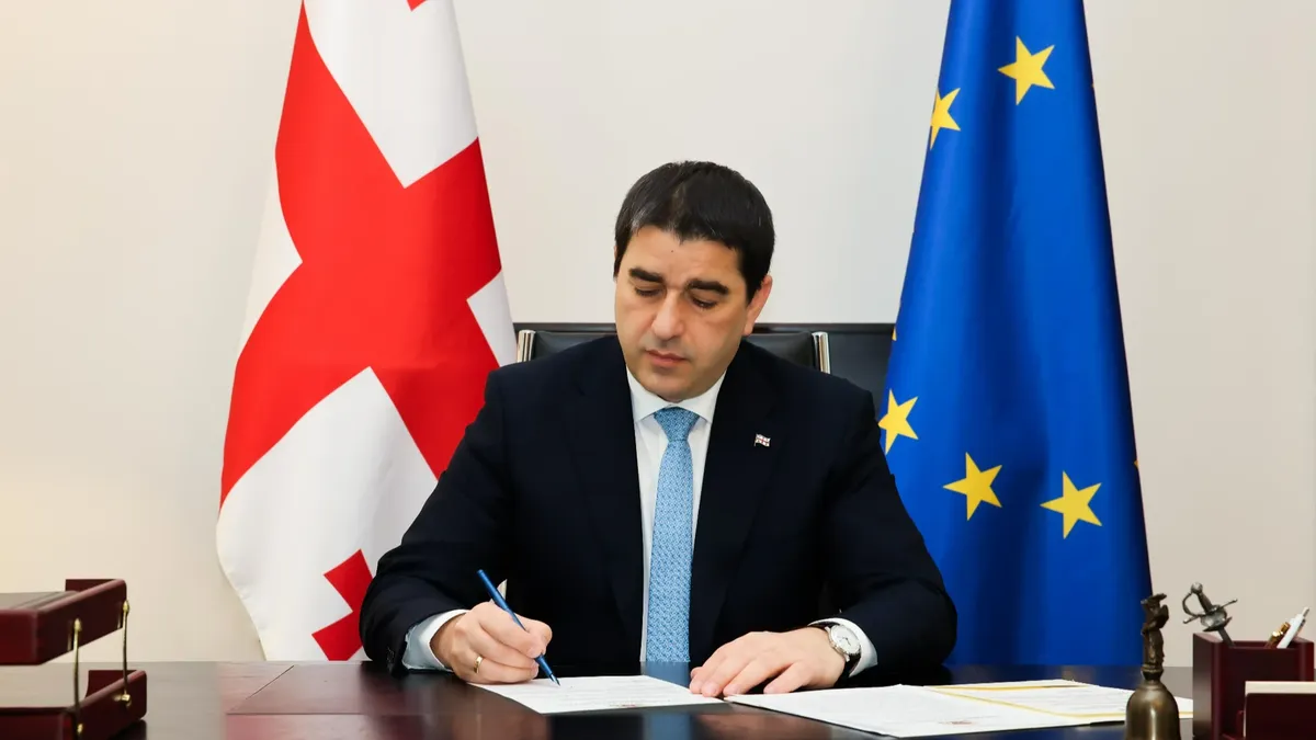 Спикер парламента Грузии подписал закон об «иноагентах»