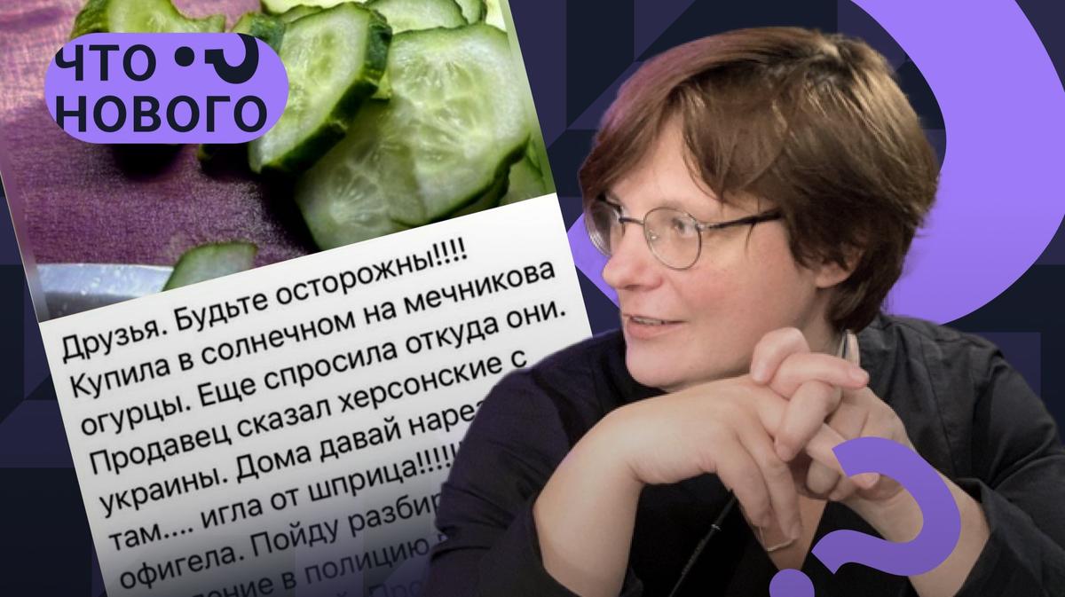 Откуда берутся иголки в херсонских огурцах? Александра Архипова в подкасте  «Что нового?» — Новая газета Европа