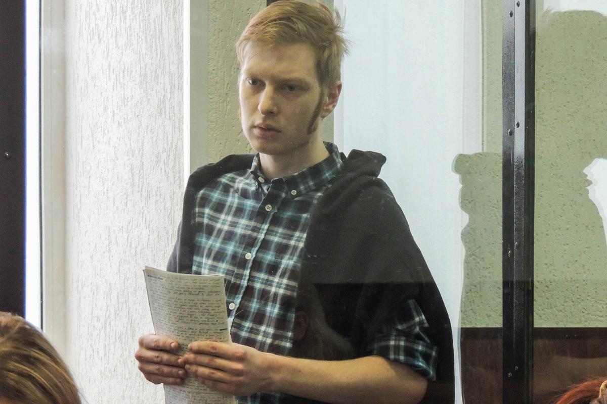 Максим Иванкин в зале суда. Фото: 7х7