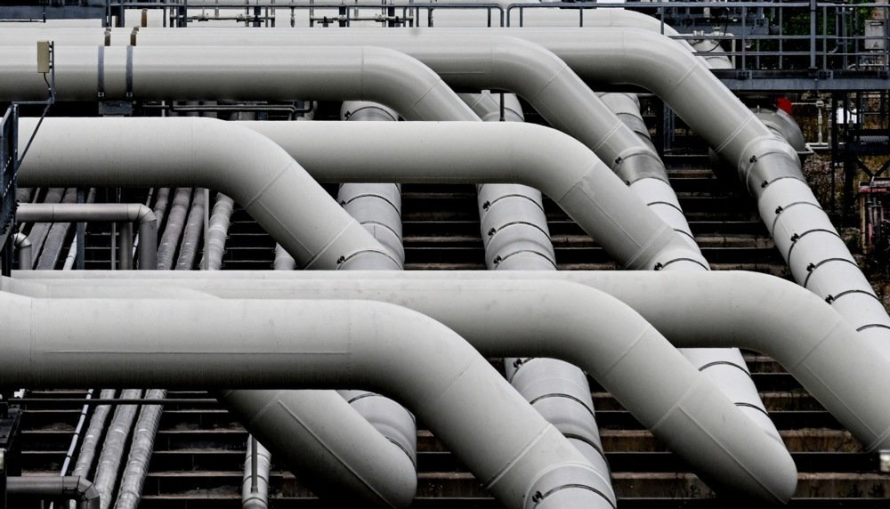 A gas compressor station in Mallnow, Germany, 11 July 2022. Photo: EPA-EFE/FILIP SINGER