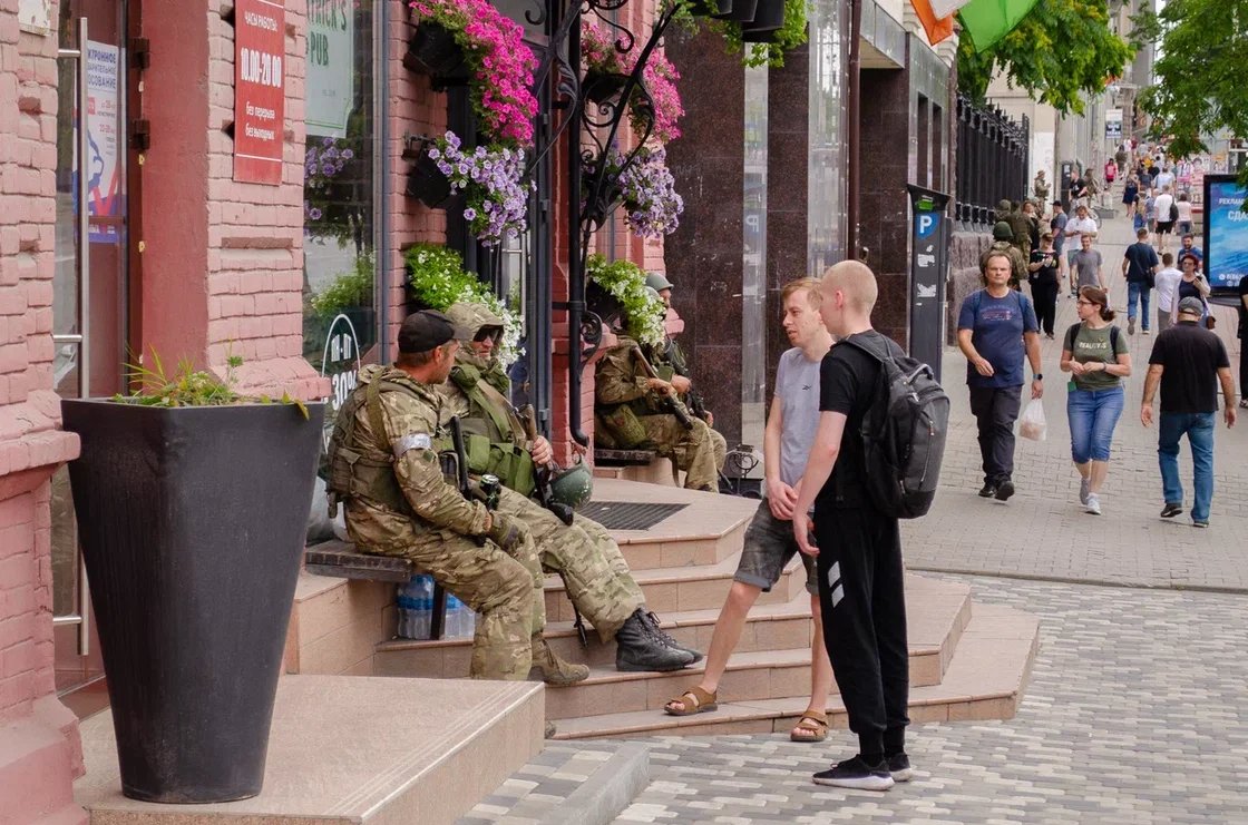 Rostov-on-Don, 24 June. Photo: Novaya Gazeta Europe