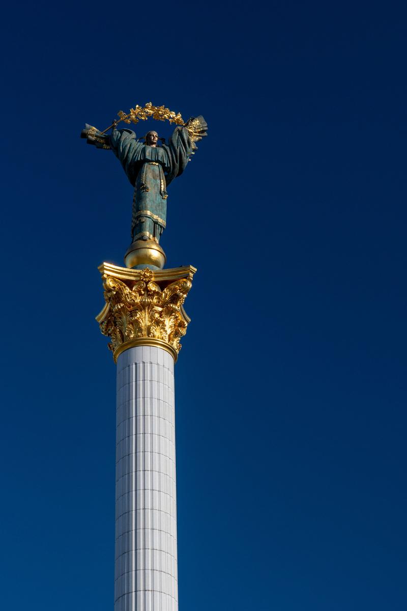 Ukraine's Independence Monument. Kyiv, 24 August 2022. Photo: Jens Alstrup, exclusively for  Novaya Gazeta. Europe