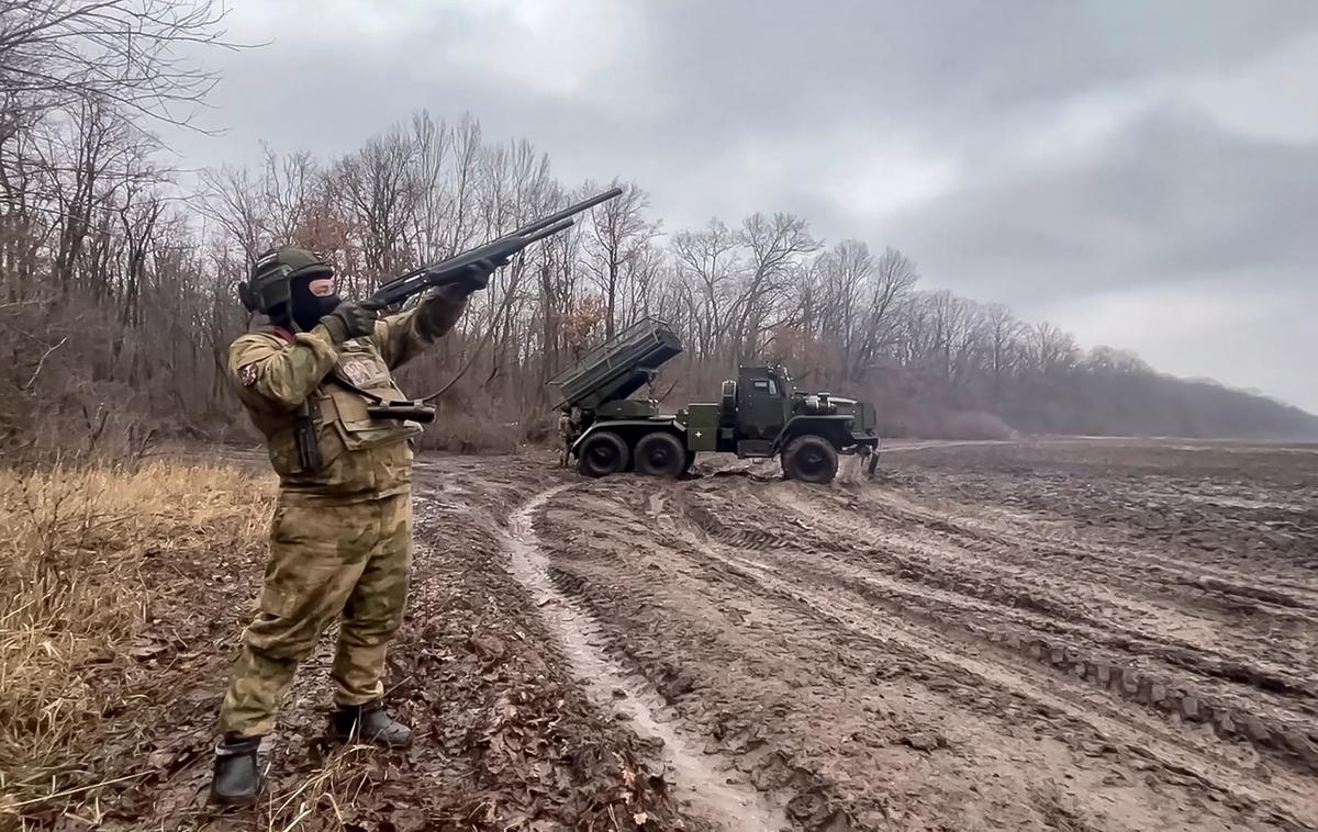 A Russian soldier with a BM-21 Grad jet rocket system in Russia’s western Kursk region. Photo: EPA-EFE / RUSSIAN DEFENCE MINISTRY