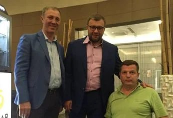 Volodymyr Saldo, Mikhail Porechenkov and Alexey Zhuravko