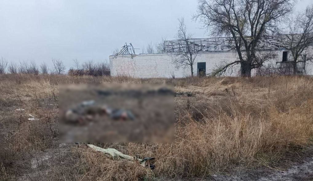 Предположительно, погибшие при обстреле Кумачово военные. Фото: соцсети