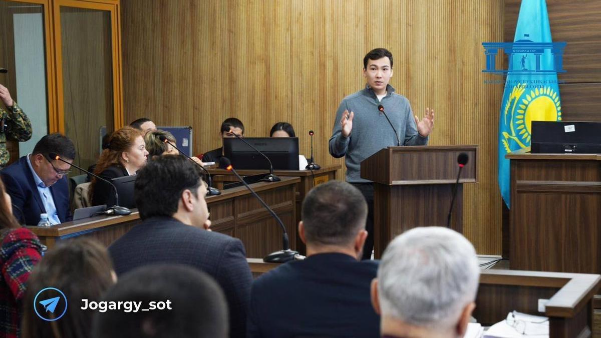 Заседание суда по делу Куандыка Бишимбаева. Фото: Верховный Суд Республики Казахстан