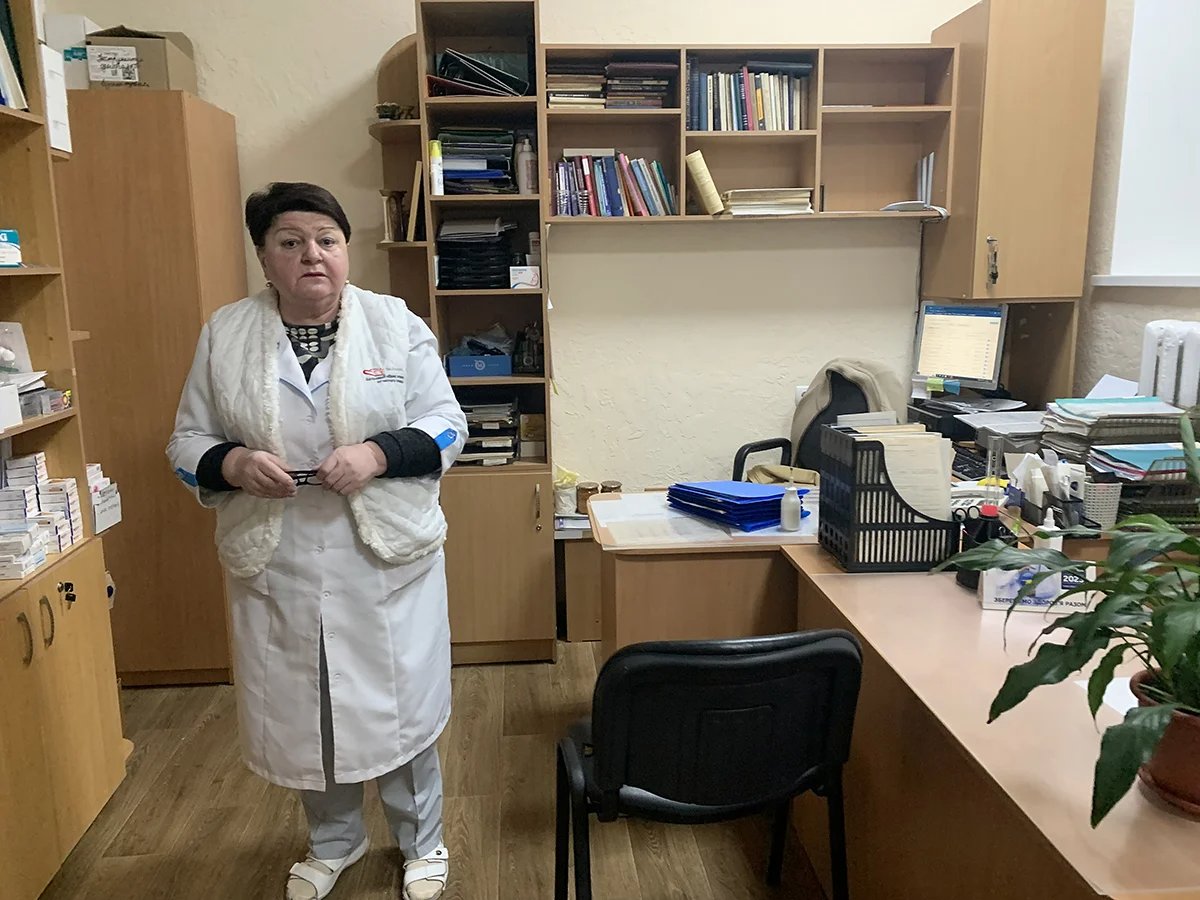 Lidiya Lavrik, head of the hospital’s obstetrics and gynaecology department. Photo: Olga Musafirova