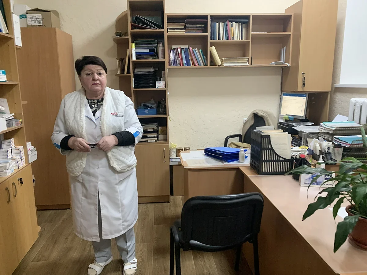 Lidia Lavrik, head of the hospital’s obstetrics and gynaecology department. Photo: Olga Musafirova