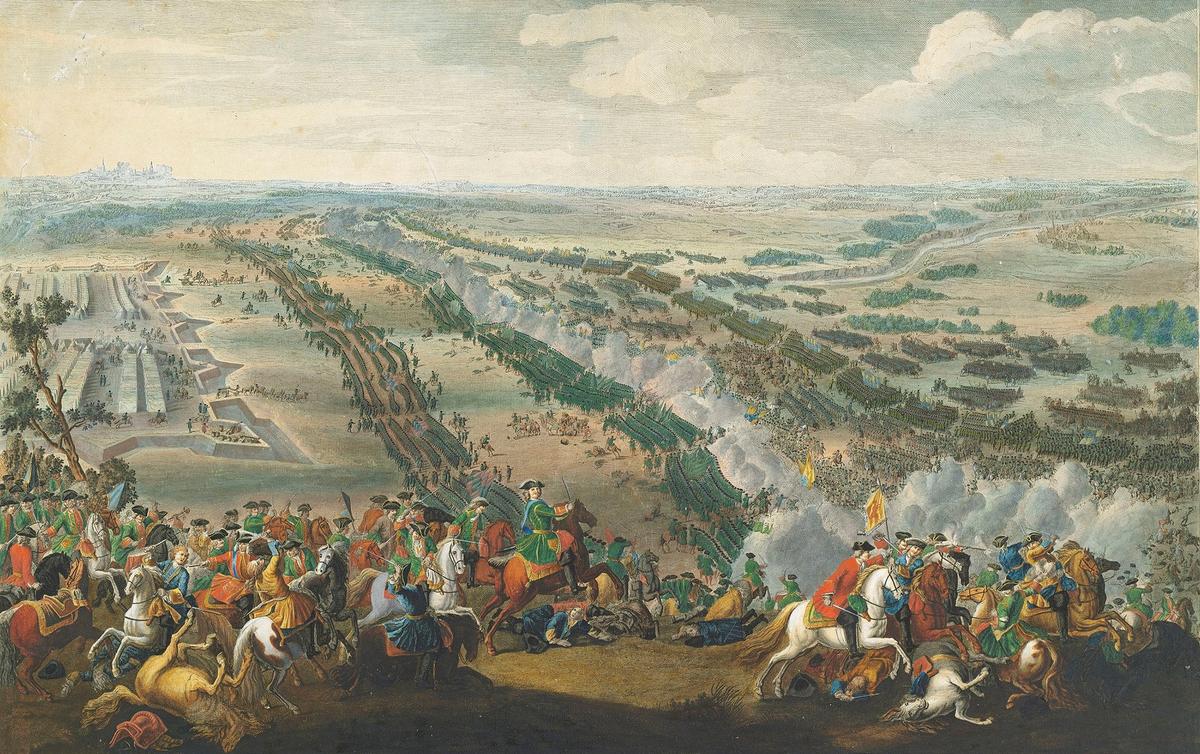 Полтавская битва, картина Пьер-Дени Мартина. Источник: museum.ru