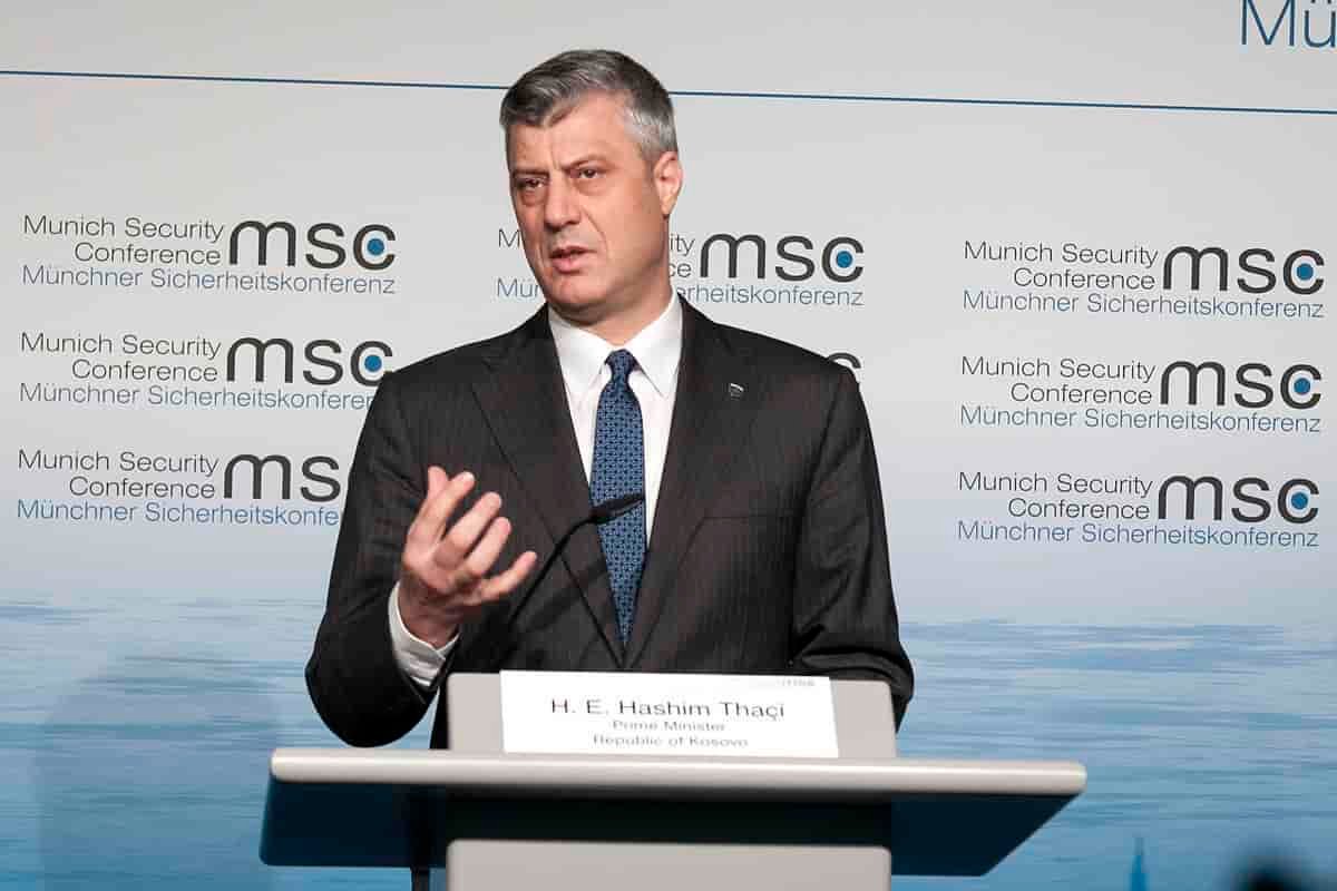 Бывший президент частично признанной Республики Косово Хашим Тачи