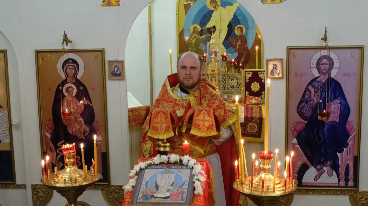 Father Nikolay Platonov. Photo: Chelyabinsk Archdiocese / VK