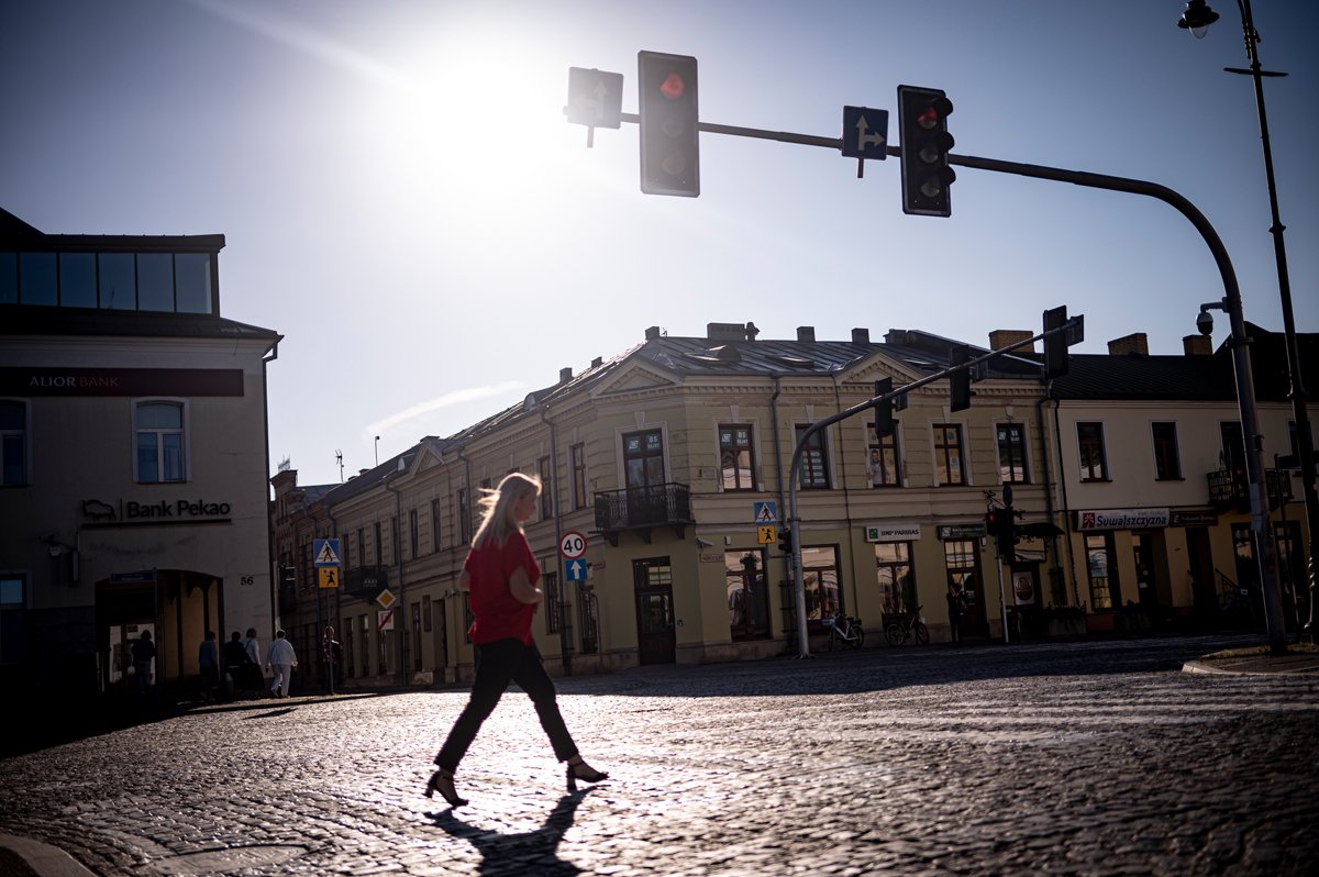 Центр Сувалок. Фото: Fabian Sommer / dpa / picture-alliance / Scanpix / LETA