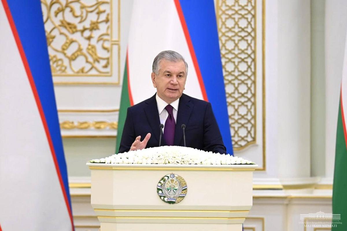 Мирзиёев. Фото:  пресс-служба президента Узбекистана