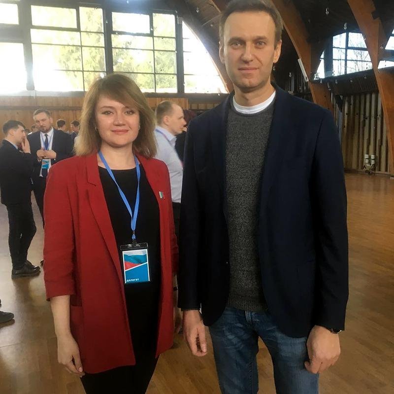 Лилия Чанышева и Алексей Навальный. Фото:  Twitter