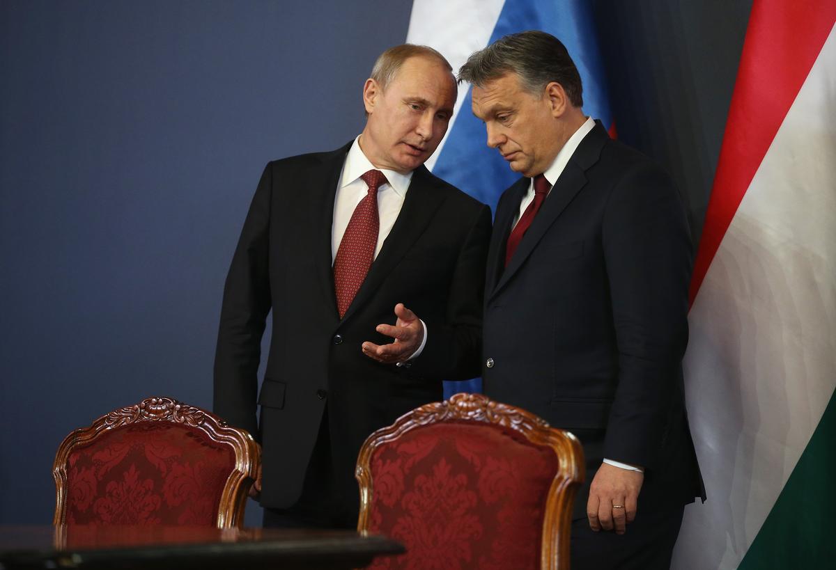 Владимир Путин и Виктор Орбан. Фото: Sean Gallup/Getty Images