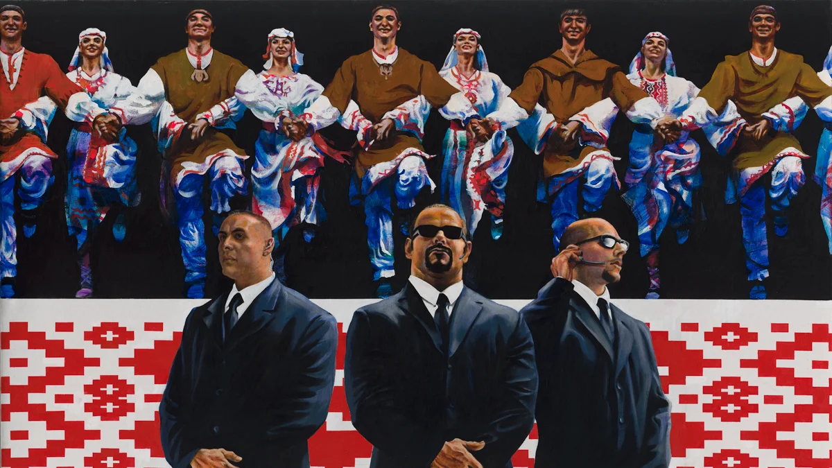 На музей «Эрарта» составили протокол о пропаганде нацистской символики из-за картины с надписью «Жыве Беларусь»