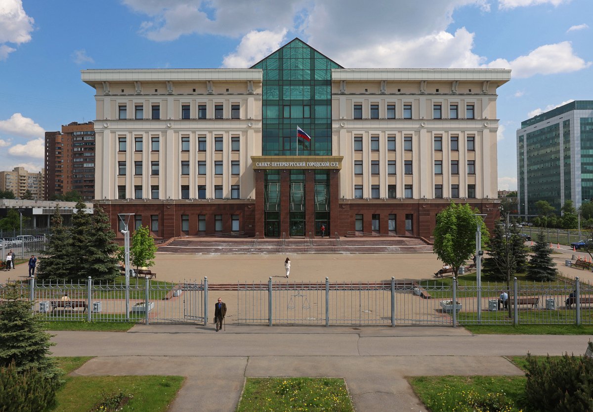 Городской суд Санкт-Петербурга, 21 мая 2024 года. Фото: Антон Ваганов / Reuters / Scanpix / LETA