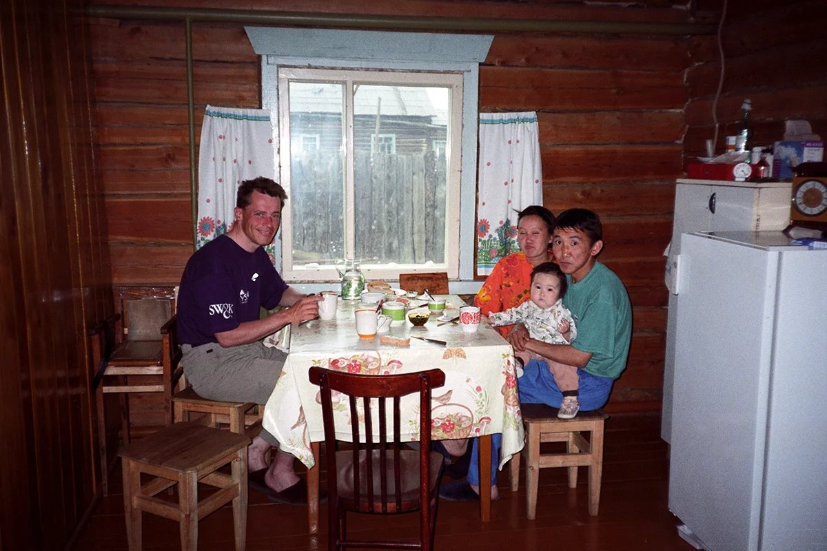 Young Jens somewhere in Siberia. Photo from Jens Alstrup’s personal archive