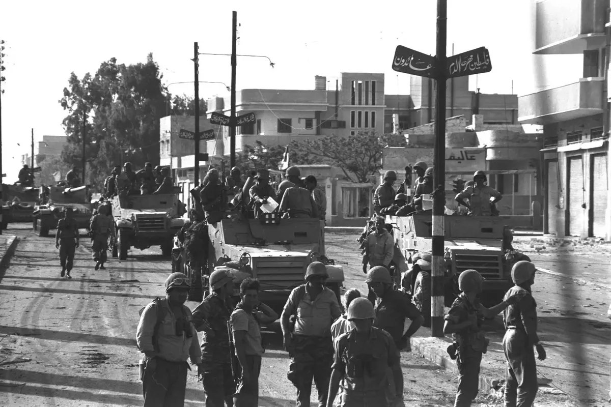 Шестидневная война. Израильские войска входят в Сектор Газа. 6 июня 1967 г. Фото: пресс-офис правительства Израиля