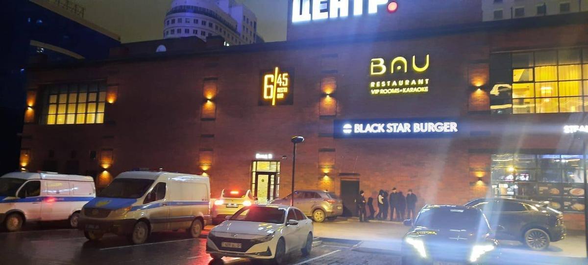 Ресторан BAU в Астане в вечер убийства. Фото:  tengrinews  / Telegram