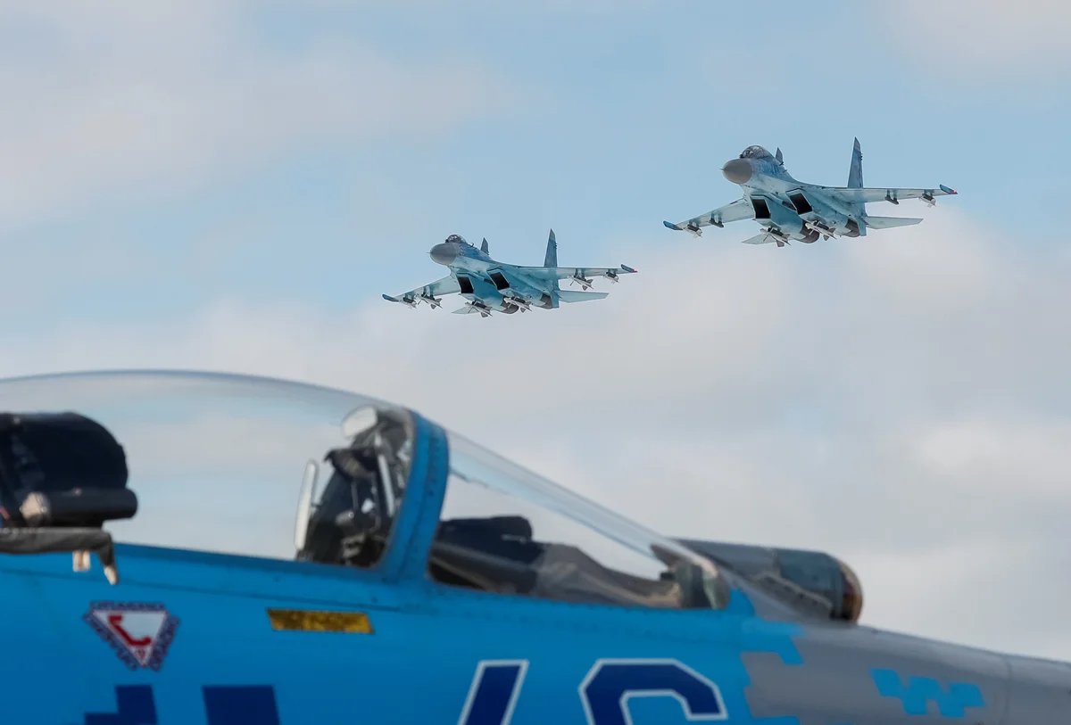 Ukrainian Su-27 fighter jets at a military air base near Zhytomyr, Ukraine, December 6, 2018. Photo: Gleb Garanich / Reuters / Scanpix / LETA